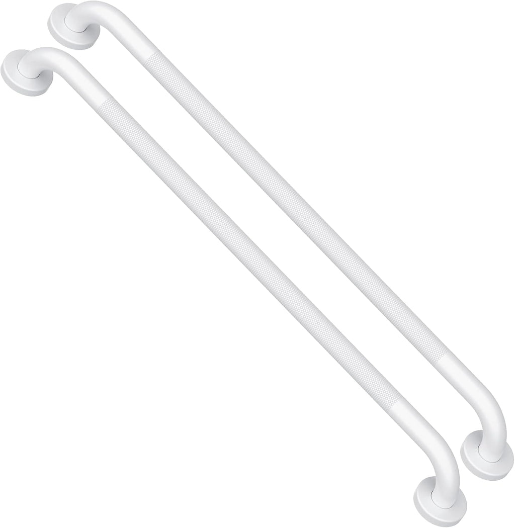 2 Pack 24 Inch Anti-Slip Stainless Steel Matte Black Shower Grab Bars S7632