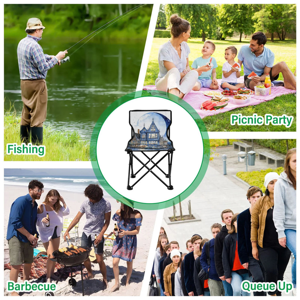 Portable Camping Chair with Carry Bag S53563
