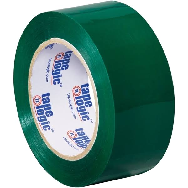 Green Carton Sealing Tape 2x22 x 110 Yard (36 Roll/Case) P44336