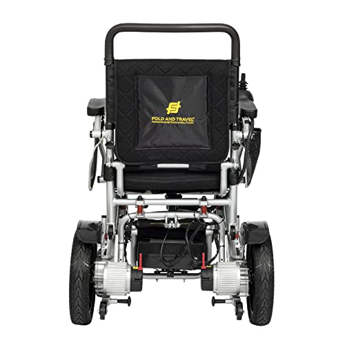 Silver Foldable Power Wheelchair Q4601