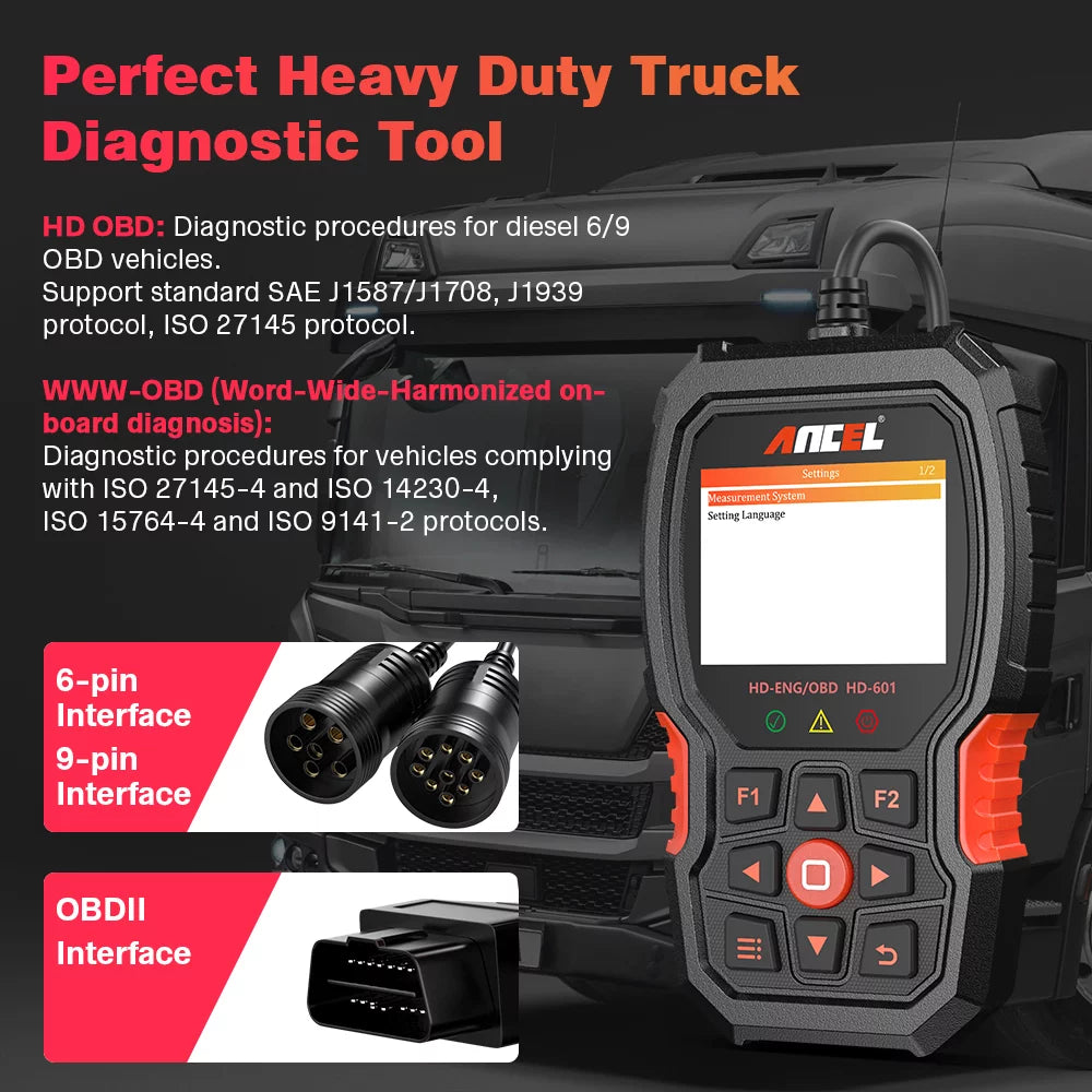 Heavy Truck Scanner Diagnostic Scan Tool F407