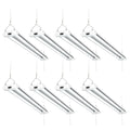 8 Pack Frosted LED Utility Shop Light 40W 6000K M5941