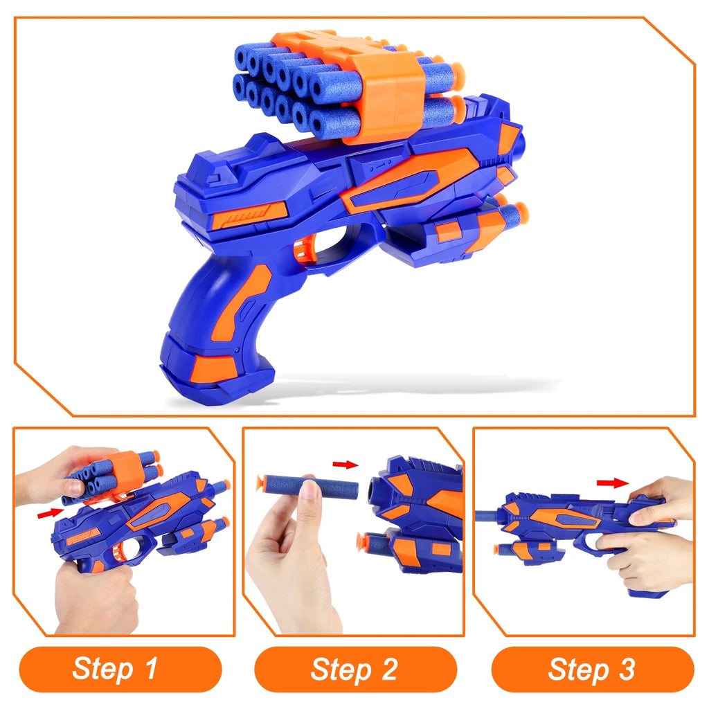 Electronic Auto-Reset Shooting Target Kit with Foam Darts L2706
