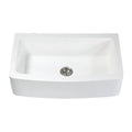 36 In. Farmhouse Single Bowl Kitchen Sink, Matte White W26612