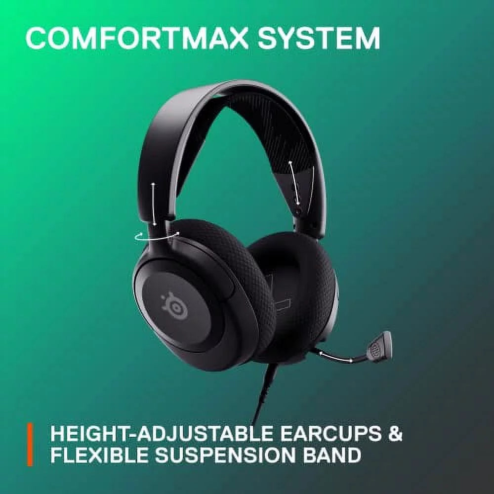 Black Wired Gaming Headset with 3.5mm Jack T420