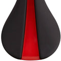 Black/Red Flat Saddle W7405