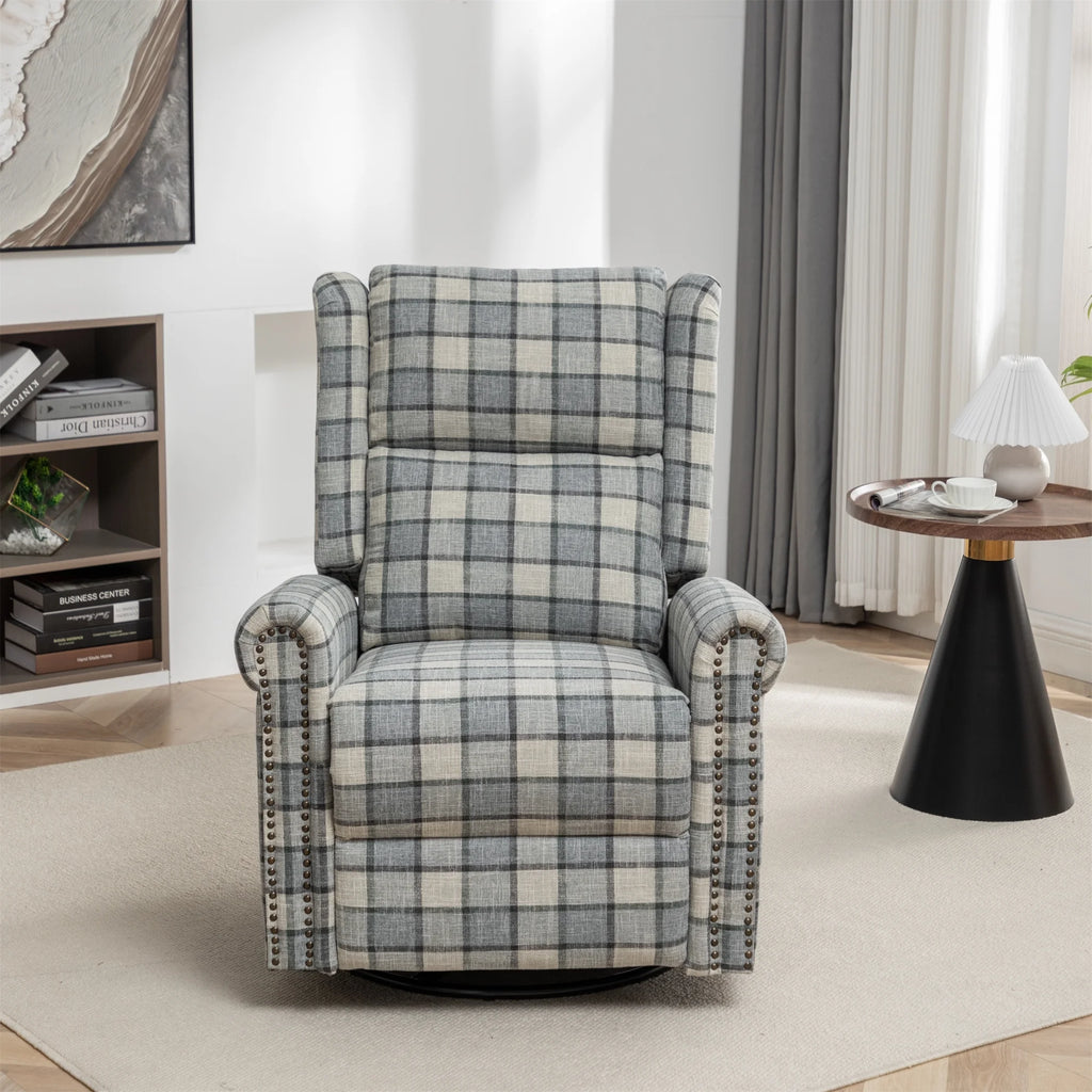 Green Swivel Rocker Recliner Chair V247350