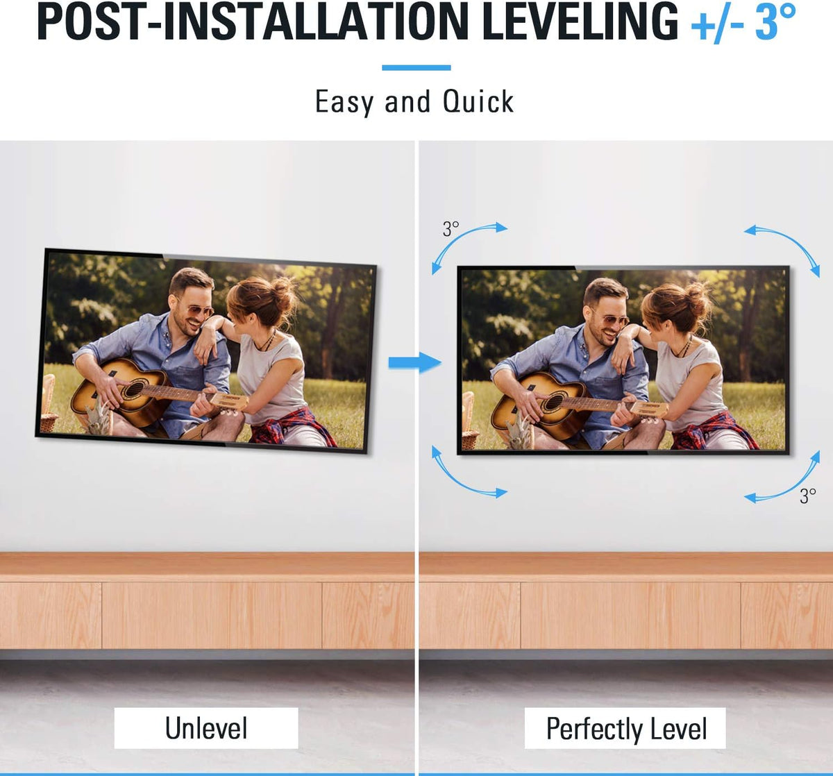 TV Mount Full Motion Dual Arms Max VESA 400x400mm 99 LBS Pack of 2 F710