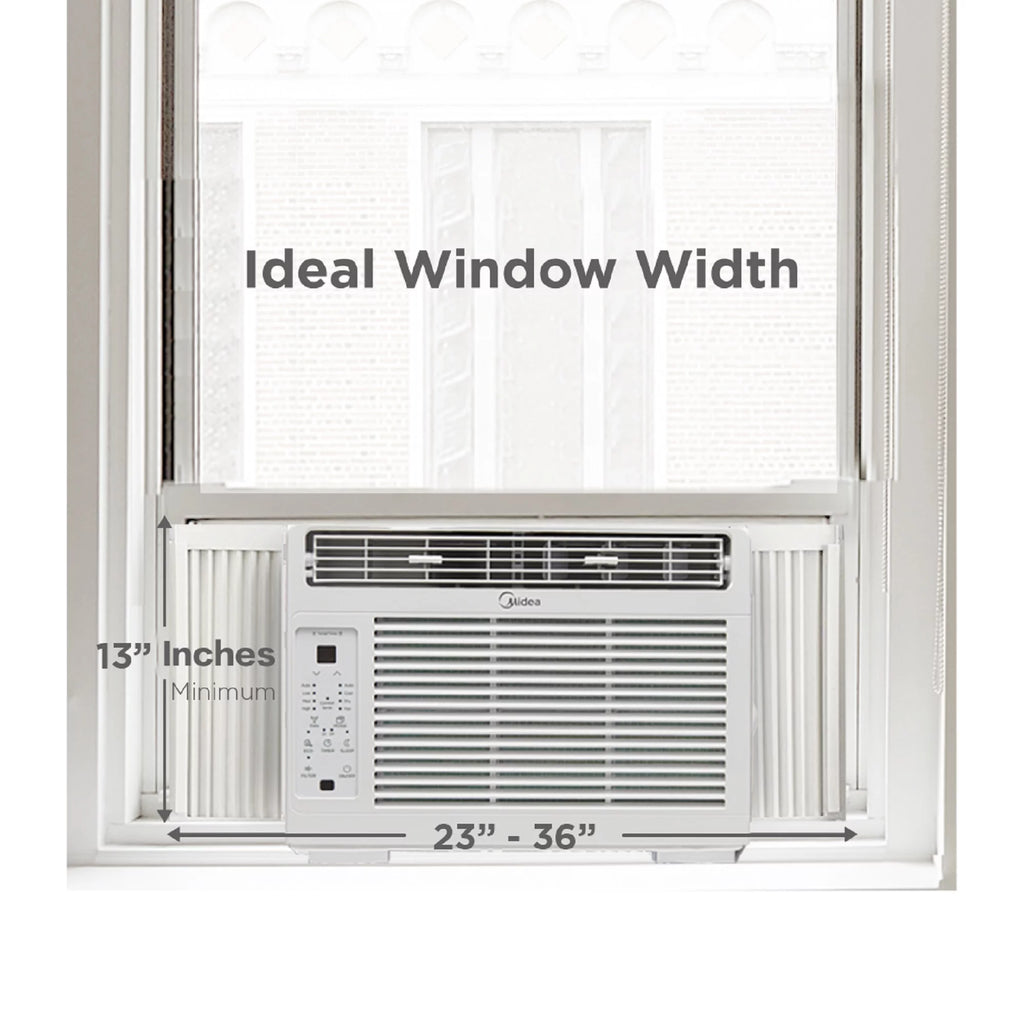 6,000 BTU 115V White Window Air Conditioner P40705