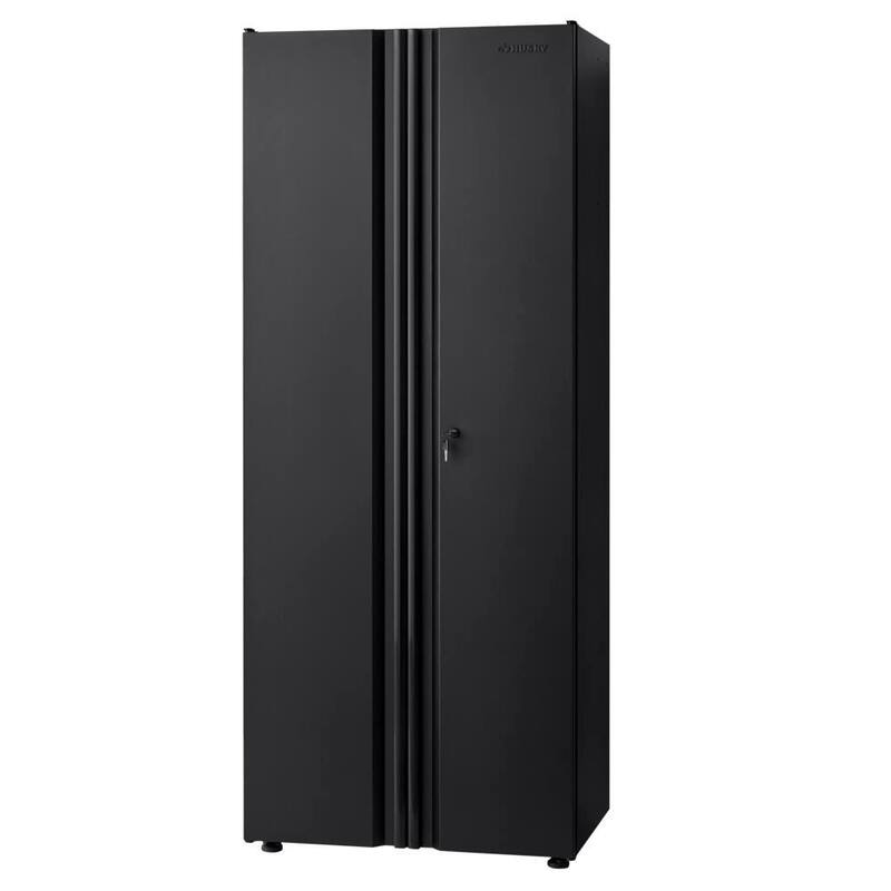 6-Piece Welded Steel Garage Storage System in Black Q5062