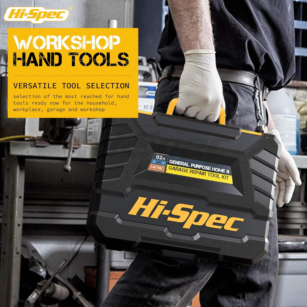 82 Piece Home & Garage Tool Kit Set O76944