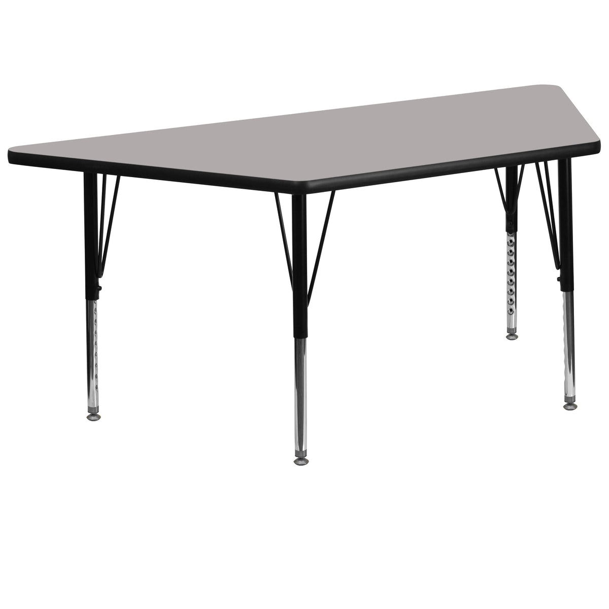 Grey Trapezoid Laminate Activity Table P82471
