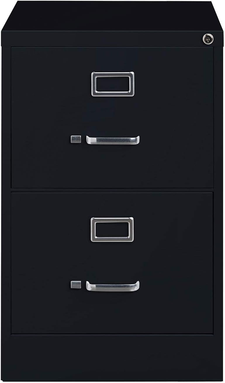 Black 2 Drawer Legal Size Vertical File Cabinet S448328