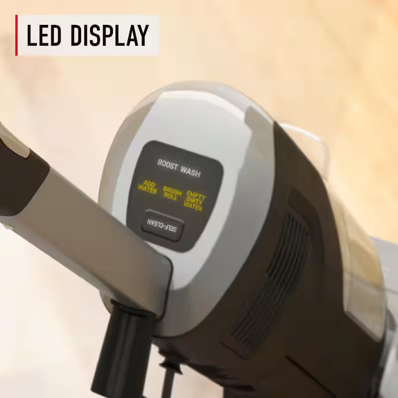 Corded Wet/Dry Hard Floor Cleaner and Vacuum Cleaner with Self Cleaning, Black U901