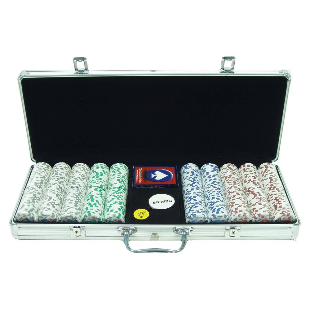 500 11.5g Poker Chip Set with Aluminum Case O101