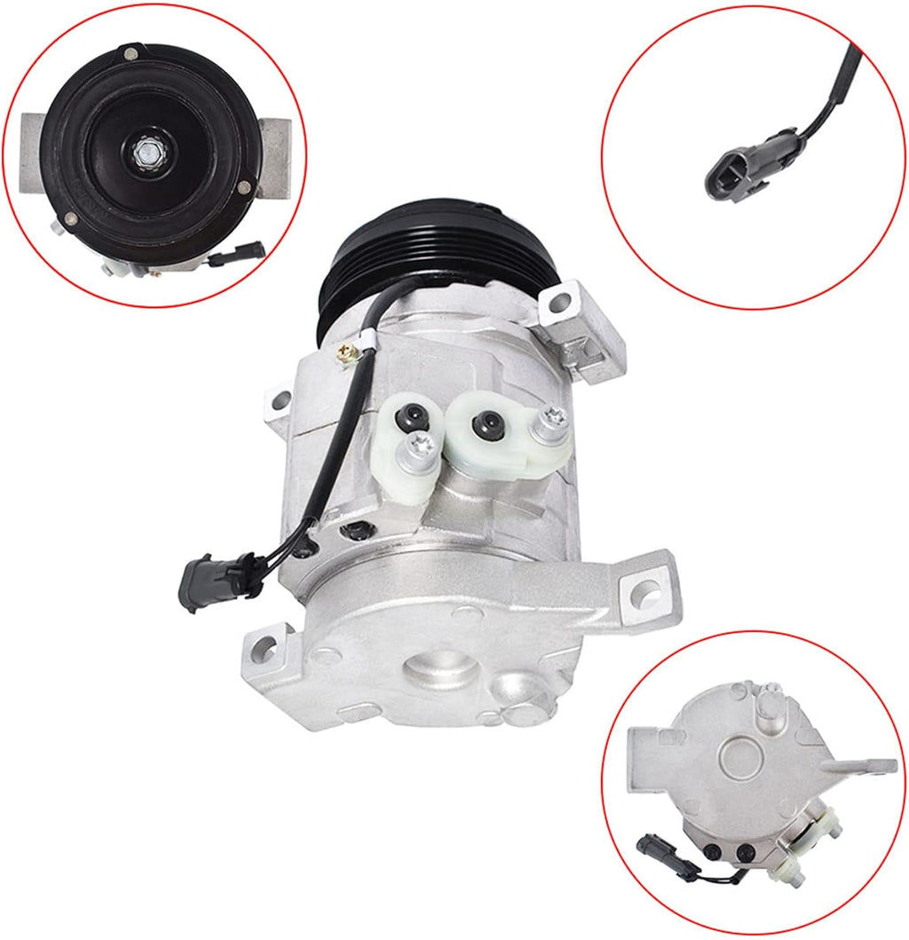 A/C Compressor Replacement for 2002-2007 Chevy Silverado Suburban Express Cadillac Escalade GMC Yukon Sierra Q44123
