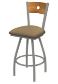 Swivel Counter Stool with Medium Back and Sand Seat P1853