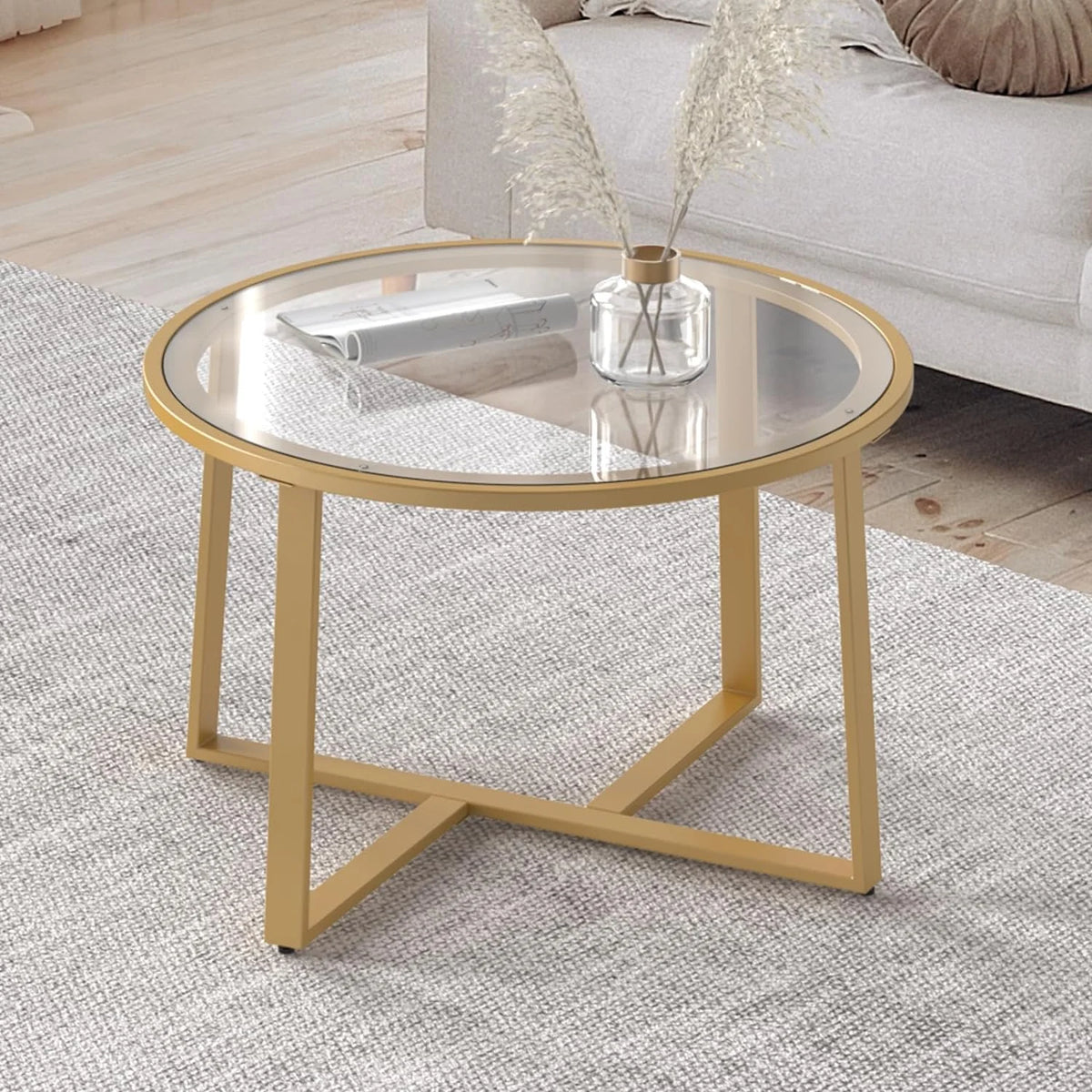 Round Glass Coffee Table A95705
