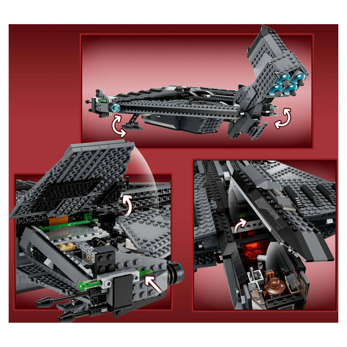 LEGO Star Wars Buildable Starship with Minifigure and Droid Q9940