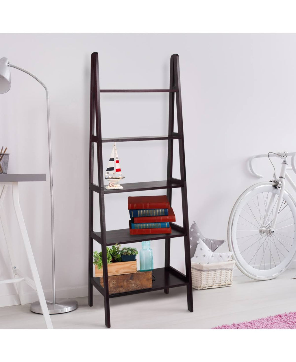 5-Shelf Ladder Bookcase M472932