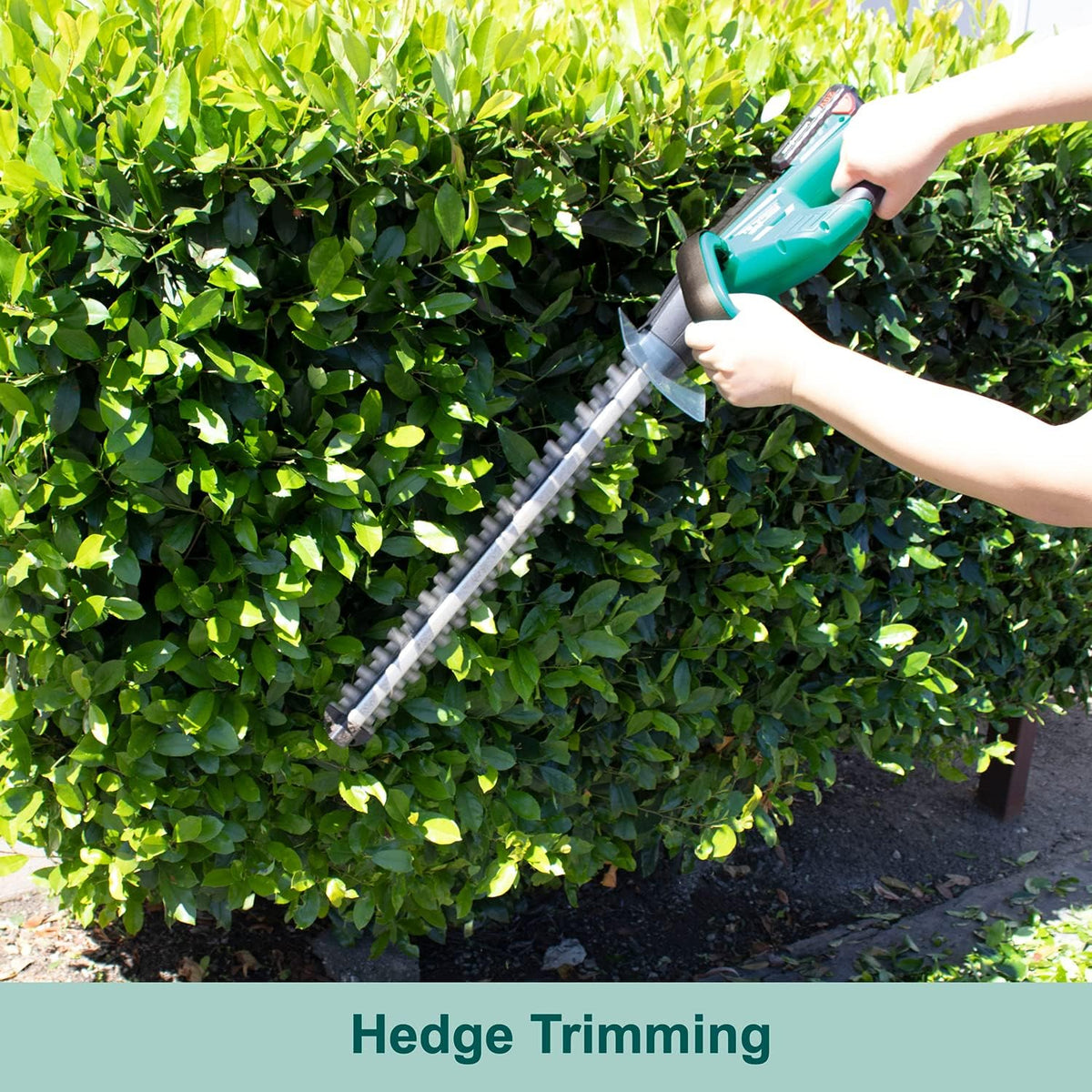 20V Cordless Hedge Trimmer 20" Dual Action Blade 2.0AH Battery Pack of 2 F26608