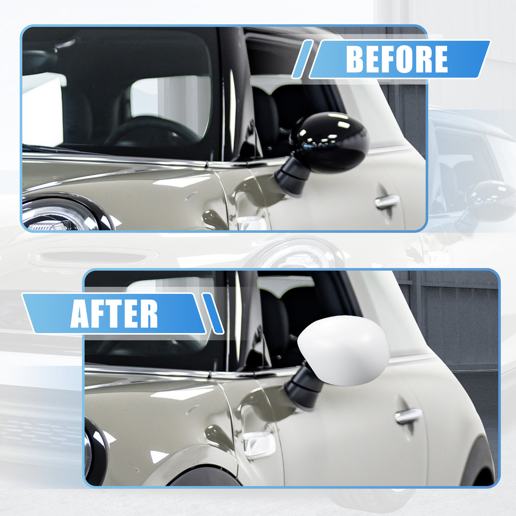 White Exterior Rear View Mirror Cover for Mini Cooper F54 Clubman K7239
