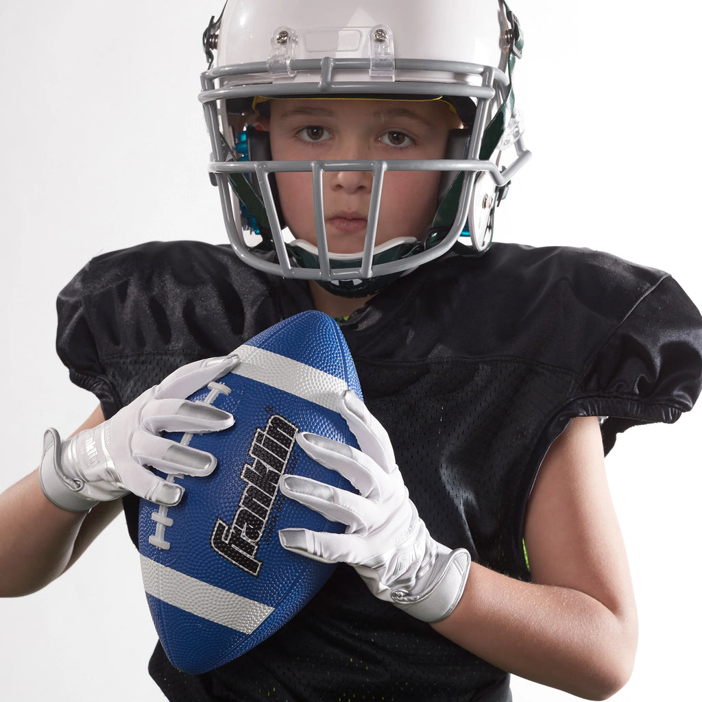 Junior Size Rubber Football 6 Pack with Pump M964139
