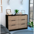 Black Wengue Pine Manufactured Wood Dresser A29005