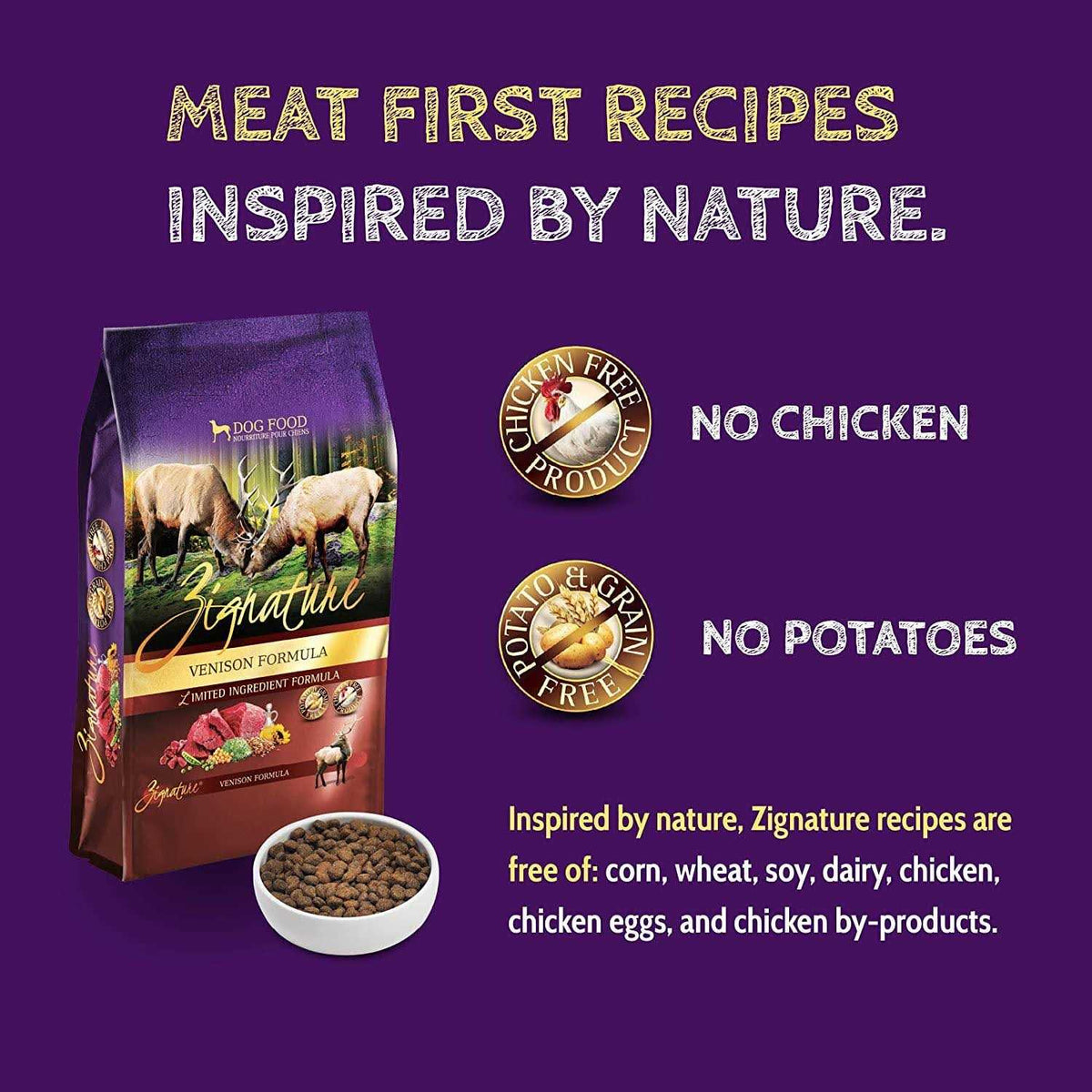 Venison Formula Dry Dog Food V78840