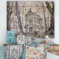 Traditional Print on Natural Pine Wood A96972