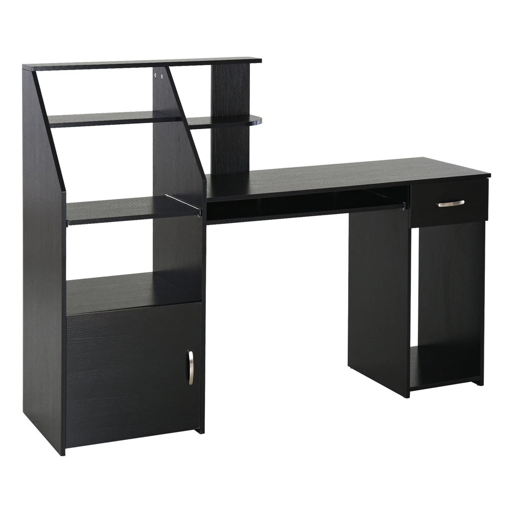 Computer Table with Keyboard Shelves Drawer P846