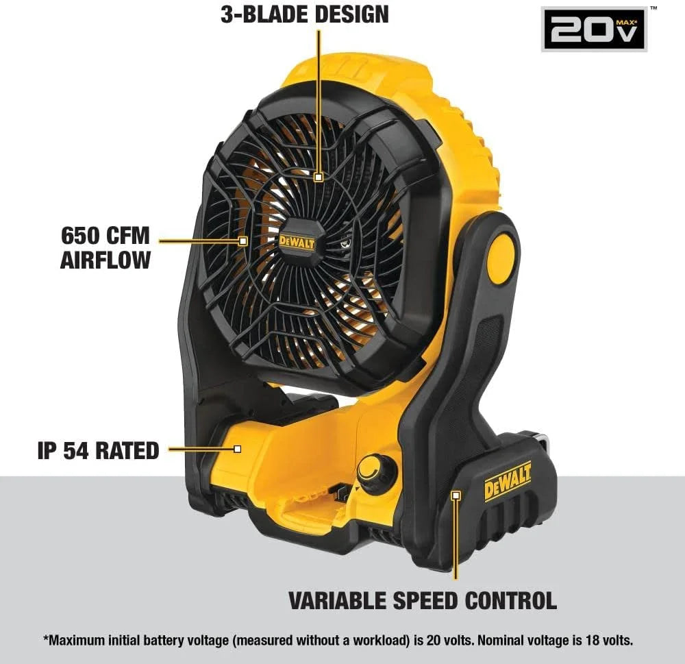 Cordless Portable Jobsite Fan S299