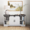 White Wood TV Stand U578884