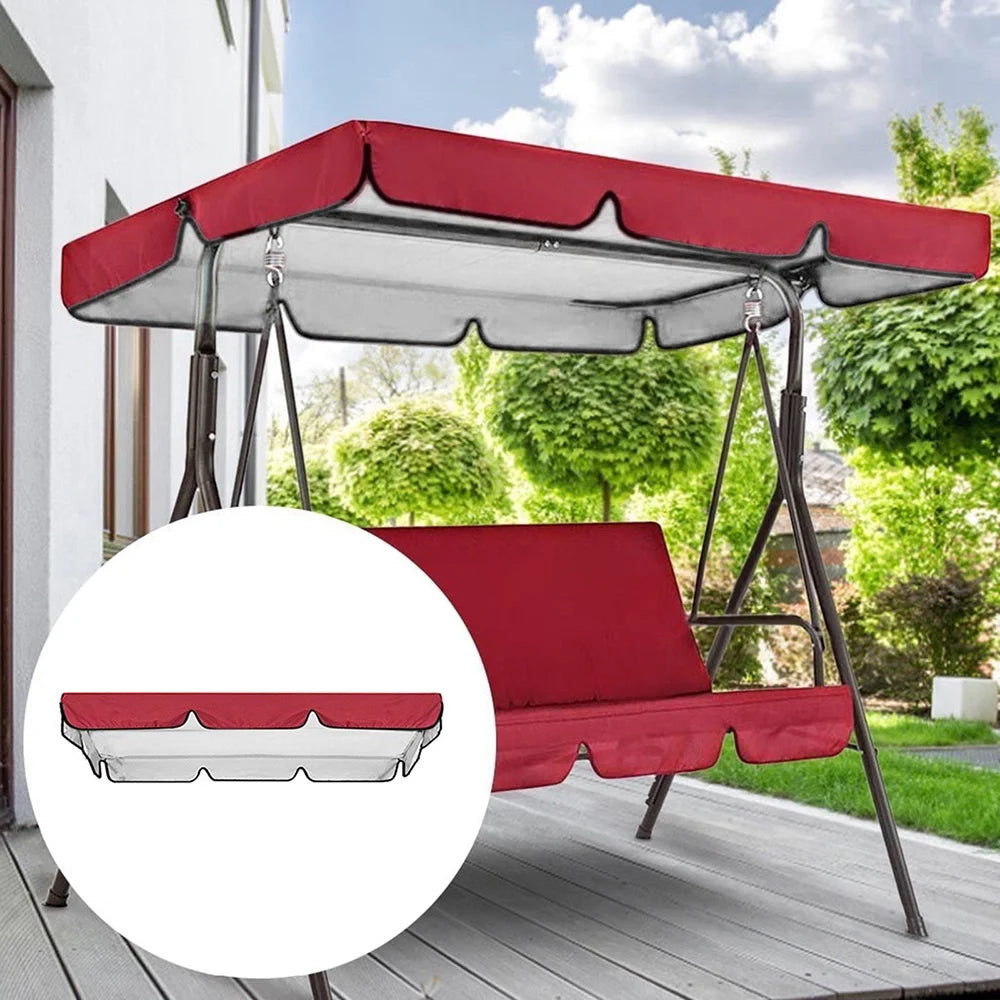 Beige Swing Top Cover Canopy Replacement for Patio Outdoor Swing A682