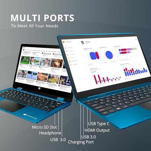 14.1" IPS FHD Intel Core i5-1135G7 16GB RAM 1TB SSD Blue Laptop I12313