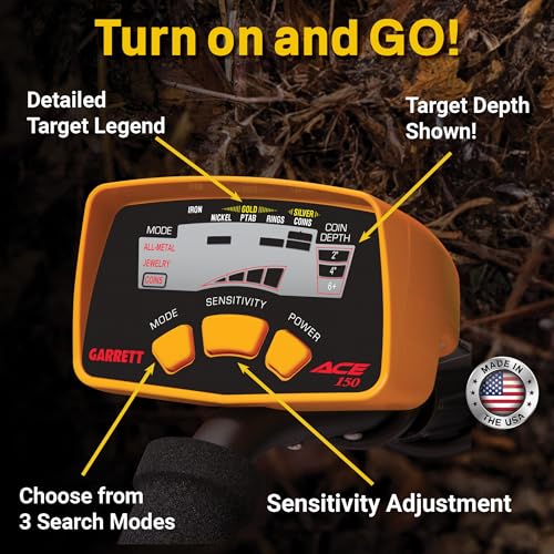 Metal Detector with Waterproof Search Coil C347