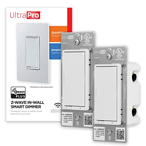 White In-Wall Rocker Paddle Smart Switch 2 Pack Y56578