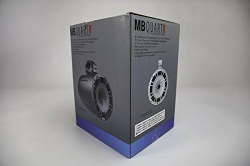 Black 2-way Marine Tower Speakers - Pair A670755