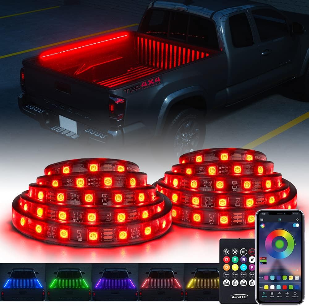 60 RGB Truck Bed Bluetooth Lights Kit Y68291
