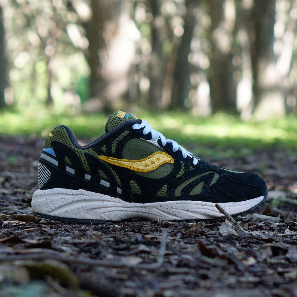 Black/Yellow Saucony Sneakers V473129