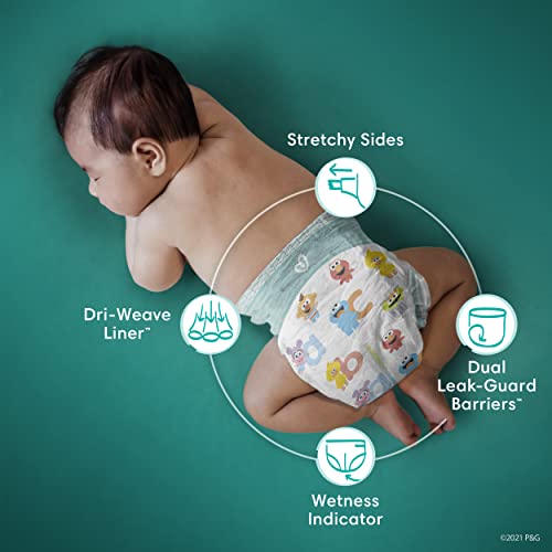 Size 1 120 Count Absorbent Disposable Diapers G615161