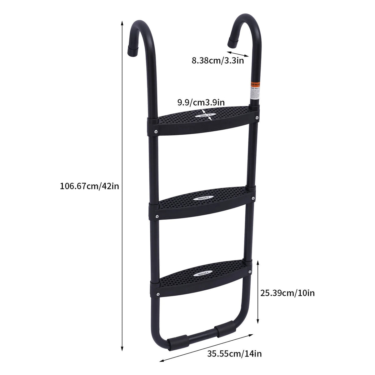 3-Step Steel Hanging Ladder L443