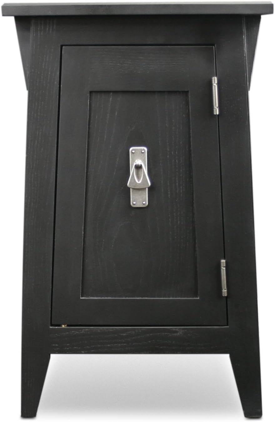 Slate Black Cabinet End Table B7178