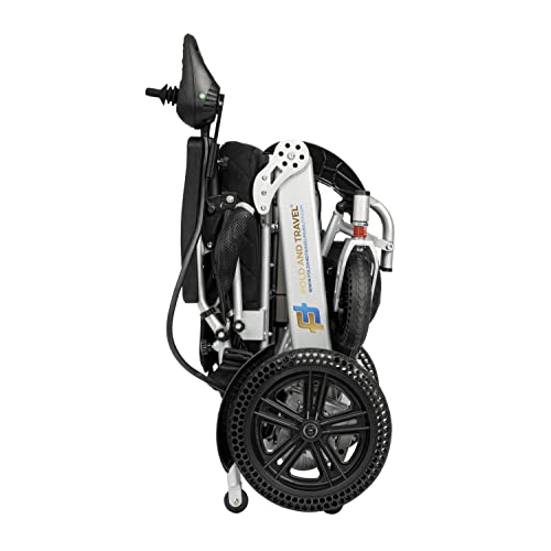 Silver Foldable Power Wheelchair Q4601