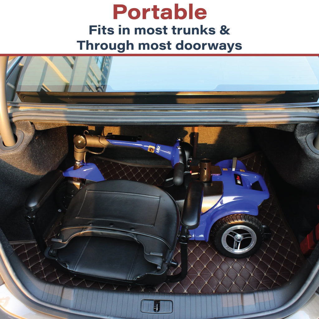 Red 3-Wheel Mobility Scooter C9056