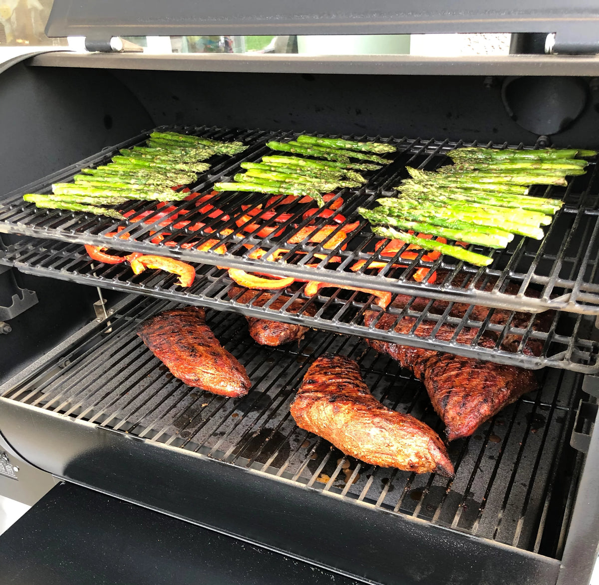 2000 Square Inch Pellet Grill and Smoker with 3 Cooking Racks L231