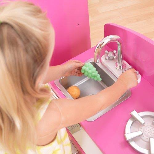 Pink Retro Kitchen and Refrigerator P3113