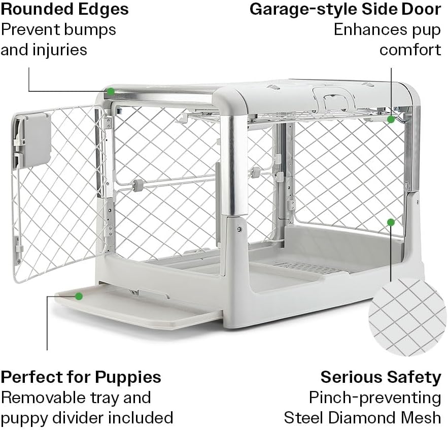 Collapsible Dog Crate (Ash) D893