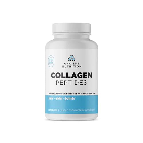 Unflavored Hydrolyzed Collagen Peptides Tablets 30 Count O2828