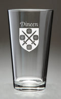 Irish Coat of Arms Pint Glasses Set of 4 M842058